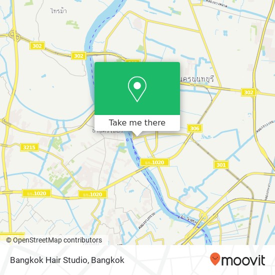 Bangkok Hair Studio map