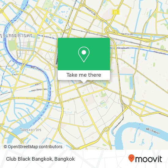 Club Black Bangkok map