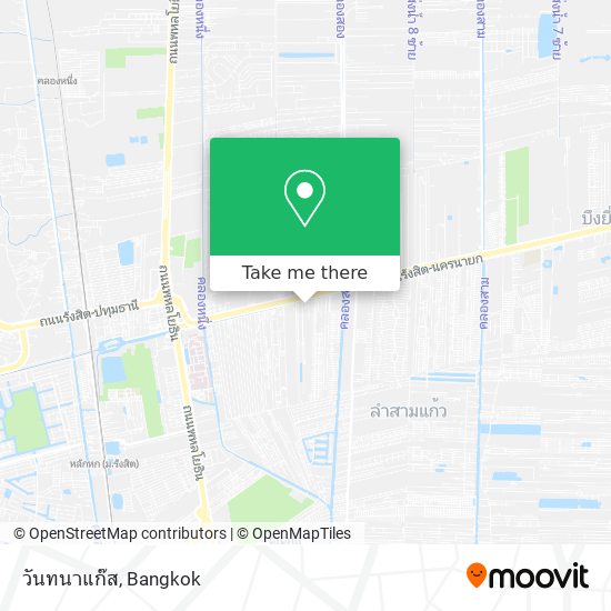 วันทนาแก๊ส map