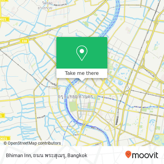 Bhiman Inn, ถนน พระสุเมรุ map