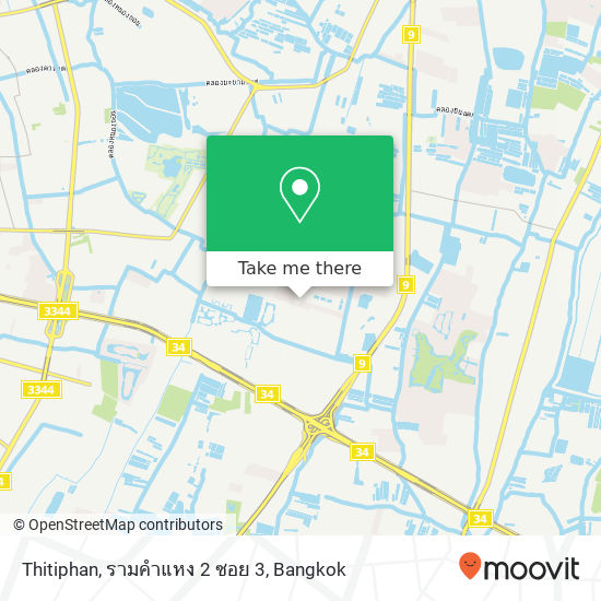 Thitiphan, รามคำแหง 2 ซอย 3 map