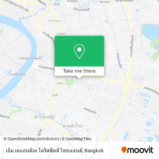 เอ็ม.เคแอนด์เค โลจิสติคส์ ไทยแลนด์ map