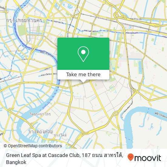 Green Leaf Spa at Cascade Club, 187 ถนน สาทรใต้ map