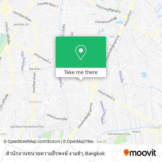 สำนักงานทนายความธีรพงษ์ งามขำ map