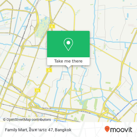 Family Mart, อินทามระ 47 map