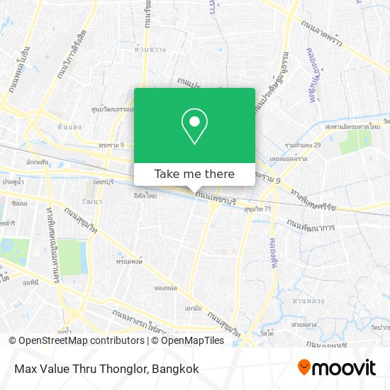 Max Value Thru Thonglor map