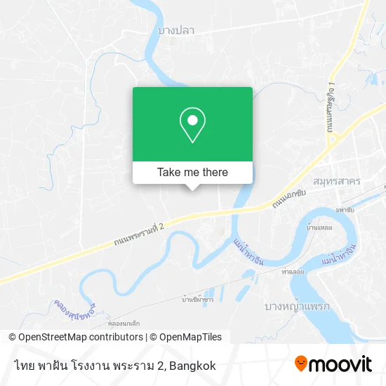 ไทย พาฝัน โรงงาน พระราม 2 map
