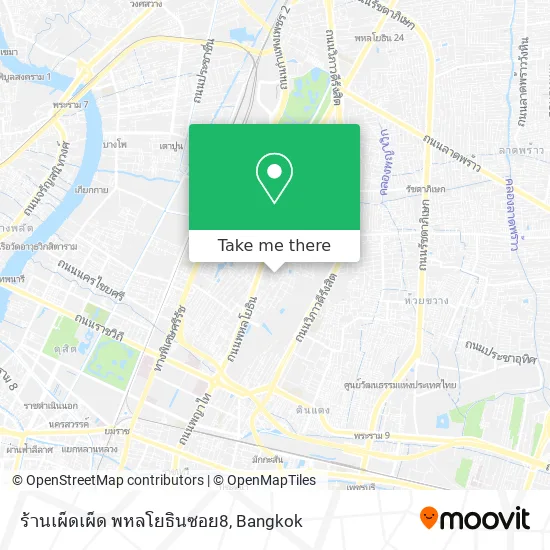 ร้านเผ็ดเผ็ด พหลโยธินซอย8 map