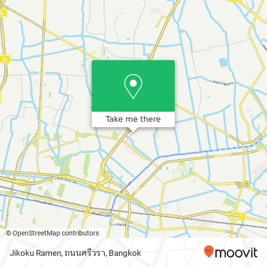 Jikoku Ramen, ถนนศรีวรา map