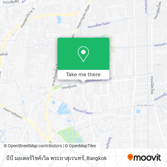 บีบี มอเตอร์ไซค์เวิล พระยาสุเรนทร์ map