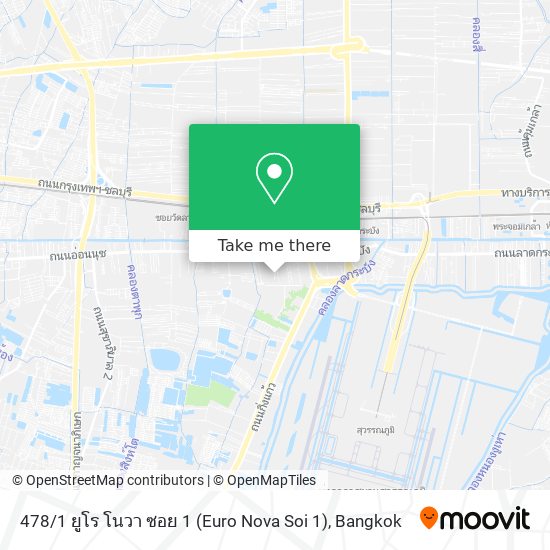 478 / 1 ยูโร โนวา ซอย 1 (Euro Nova Soi 1) map