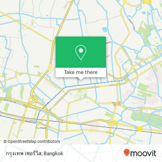 กรุงเทพ เซอร์วิส map