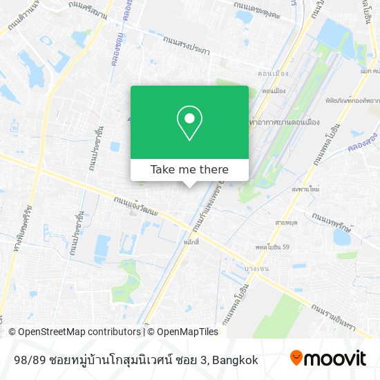 98 / 89 ซอยหมู่บ้านโกสุมนิเวศน์ ซอย 3 map