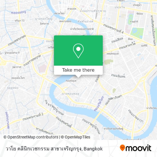 วาโย คลินิกเวชกรรม สาขาเจริญกรุง map