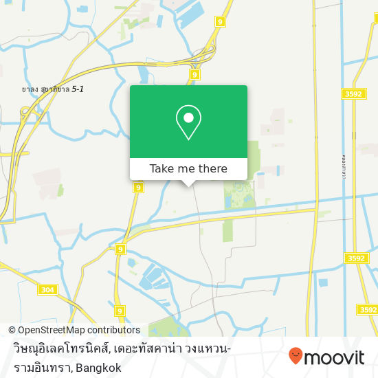 วิษณุอิเลคโทรนิคส์, เดอะทัสคาน่า วงแหวน-รามอินทรา map