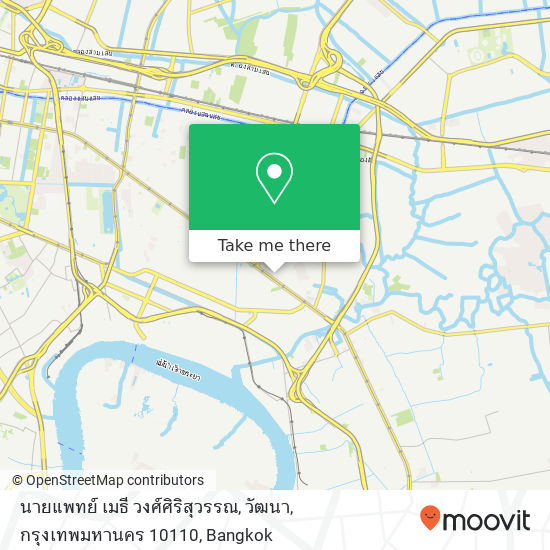 นายแพทย์ เมธี วงศ์ศิริสุวรรณ, วัฒนา, กรุงเทพมหานคร 10110 map