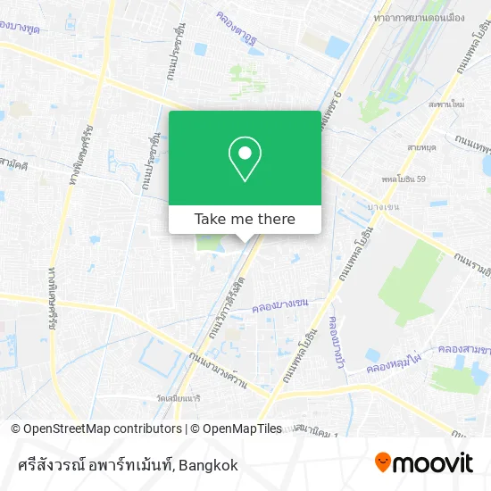 ศรีสังวรณ์ อพาร์ทเม้นท์ map