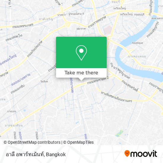 อาลี อพาร์ทเม้นท์ map