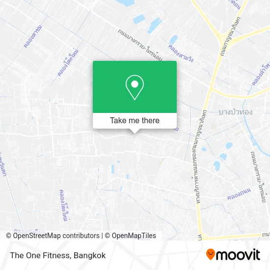 The One Fitness map