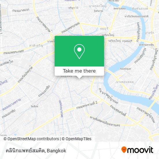 คลินิกแพทย์สมคิด map