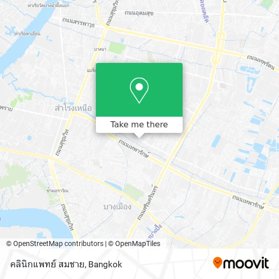 คลินิกแพทย์ สมชาย map