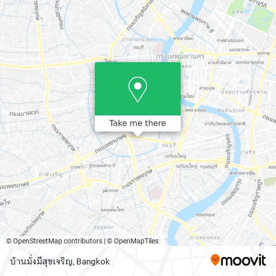บ้านมั่งมีสุขเจริญ map