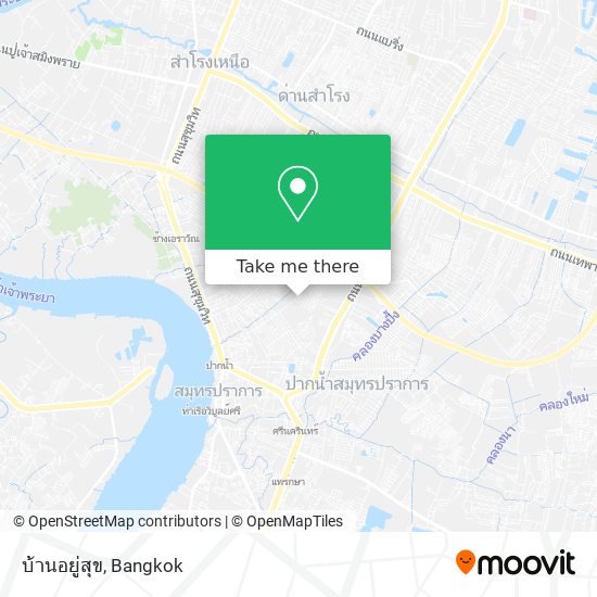 บ้านอยู่สุข map