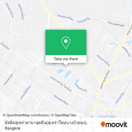 มัสยิดสุเหร่ายามาลุดดีน(สุเหร่าใหม่บางบัวทอง), ชุมชนยามาลุคดีนซอย 1-2 map