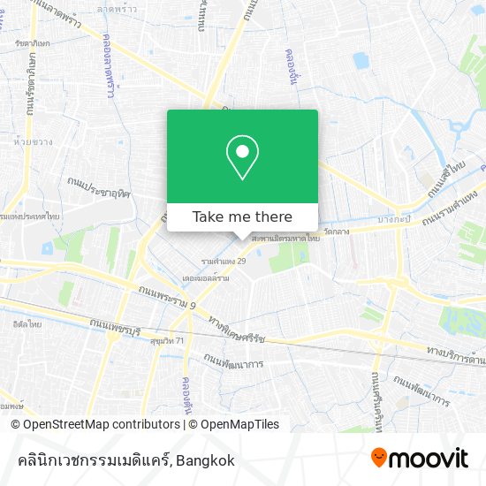 คลินิกเวชกรรมเมดิแคร์ map