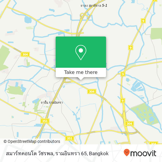 สมาร์ทคอนโด วัชรพล, รามอินทรา 65 map