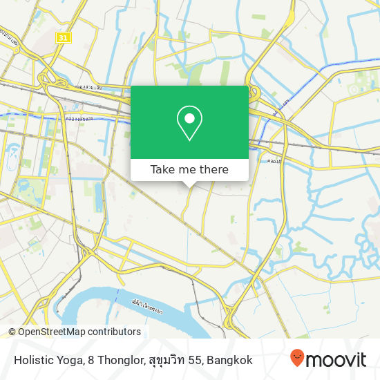 Holistic Yoga, 8 Thonglor, สุขุมวิท 55 map