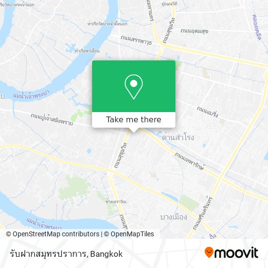 รับฝากสมุทรปราการ map