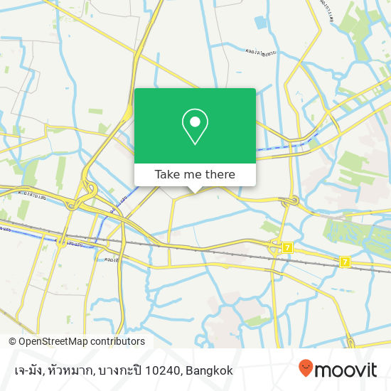 เจ-มัง, หัวหมาก, บางกะปิ 10240 map