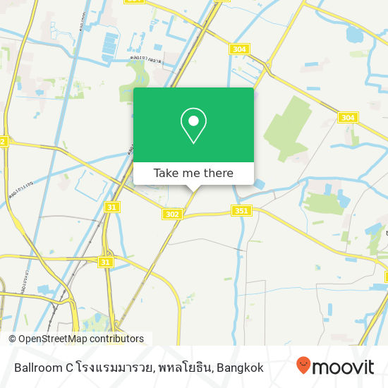 Ballroom C โรงแรมมารวย, พหลโยธิน map