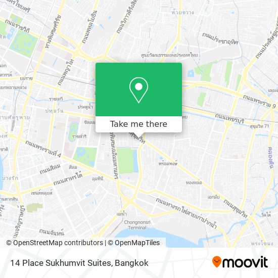 14 Place Sukhumvit Suites map
