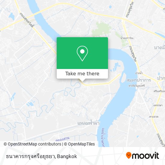 ธนาคารกรุงศรีอยุธยา map