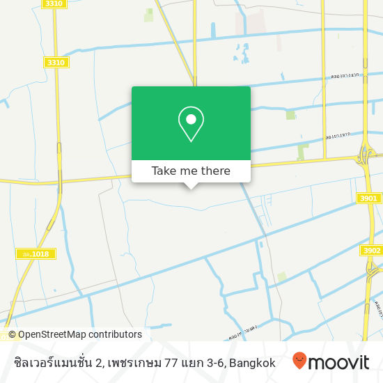 ซิลเวอร์แมนชั่น 2, เพชรเกษม 77 แยก 3-6 map