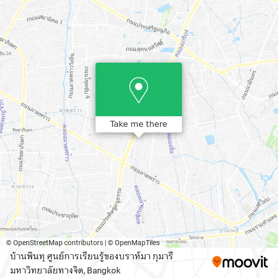 บ้านพินทุ ศูนย์การเรียนรู้ของบราห์มา กุมารี มหาวิทยาลัยทางจิต map
