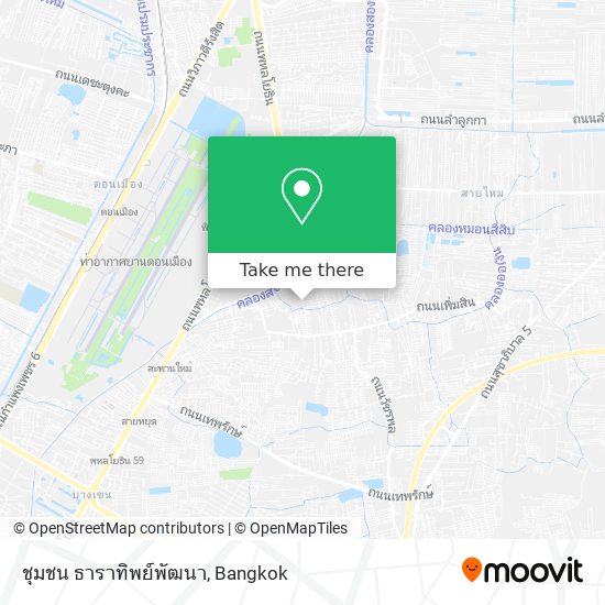 ชุมชน ธาราทิพย์พัฒนา map