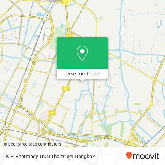 K.P. Pharmacy, ถนน ประชาสุข map