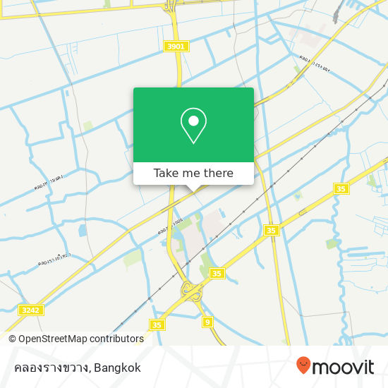 คลองรางขวาง map