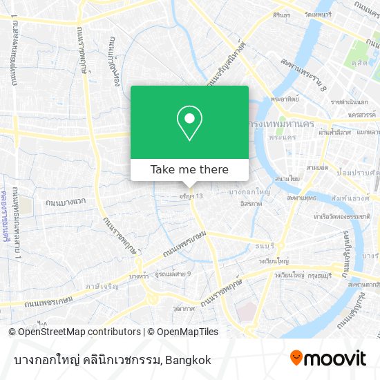 บางกอกใหญ่ คลินิกเวชกรรม map