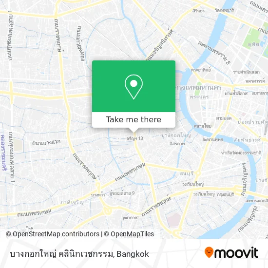 บางกอกใหญ่ คลินิกเวชกรรม map