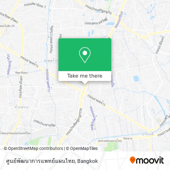 ศูนย์พัฒนาการแพทย์แผนไทย map