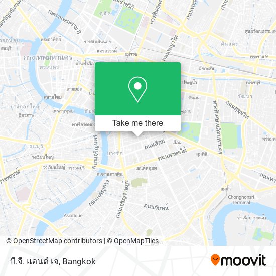 บี.จี. แอนด์ เจ map