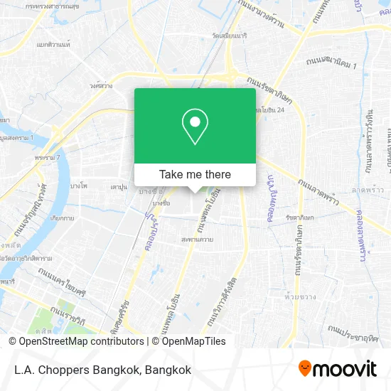 L.A. Choppers Bangkok map