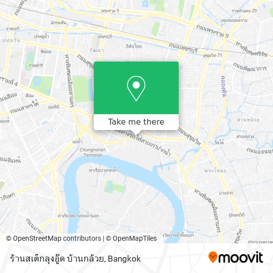 ร้านสเต็กลุงอู๊ด บ้านกล้วย map