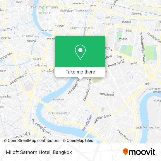 Miloft Sathorn Hotel map