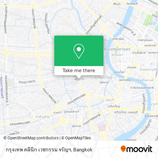 กรุงเทพ คลินิก เวชกรรม จรัญฯ map