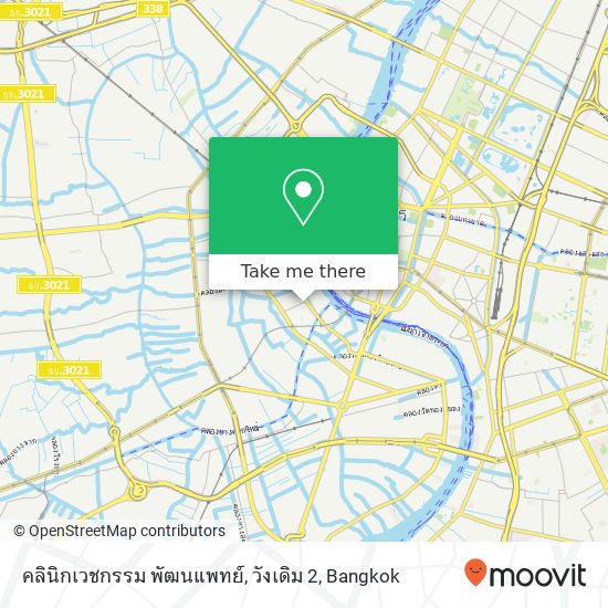 คลินิกเวชกรรม พัฒนแพทย์, วังเดิม 2 map